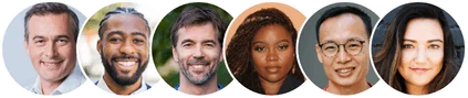 Photos of satisfied users who provided positive testimonials, representing diverse job seekers who trust and recommend our service.